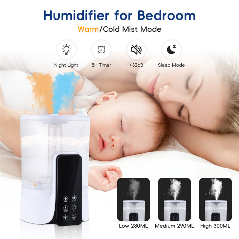 Humidificador inteligente de 6 l